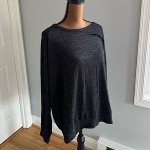 Slouchy Black/Grey Long Sleeve Buffalo david Biton Women’s Shirt size Large